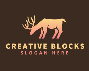 Deer Startup Company logo design