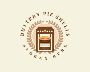 Oven Pie Dessert logo design