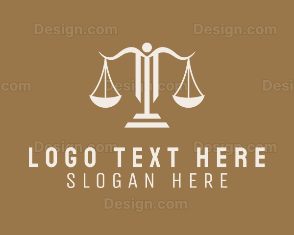 Law Firm Justice Scale Logo