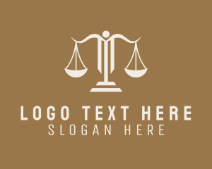 Law Firm Justice Scale logo