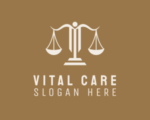Law Firm Justice Scale Logo