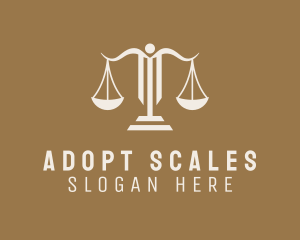 Law Firm Justice Scale logo design