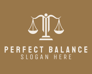 Law Firm Justice Scale logo design