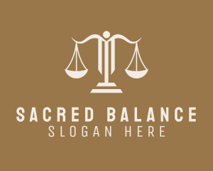 Law Firm Justice Scale logo design