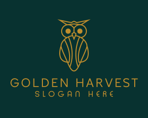 Golden Owl Agency logo design