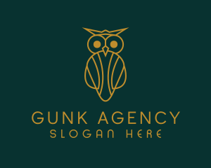 Golden Owl Agency logo design