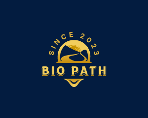 Mountain Travel Path logo design