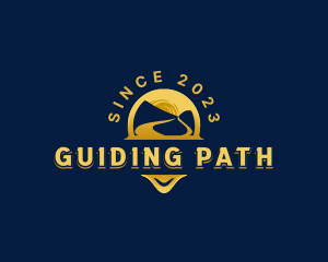 Mountain Travel Path logo design