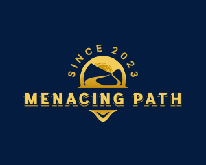 Mountain Travel Path logo design