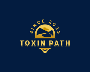 Mountain Travel Path logo design