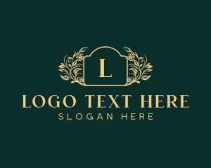 Luxury Floral Wedding logo