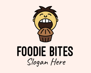 Chocolate Muffin Boy logo design