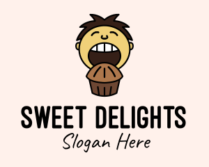 Chocolate Muffin Boy logo design