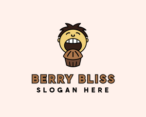 Chocolate Muffin Boy logo design