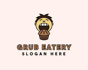 Chocolate Muffin Boy logo design