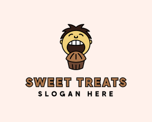 Chocolate Muffin Boy logo design