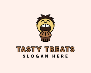 Chocolate Muffin Boy logo design