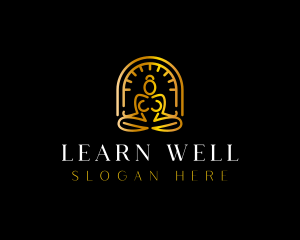 Yoga Meditation Wellness logo design