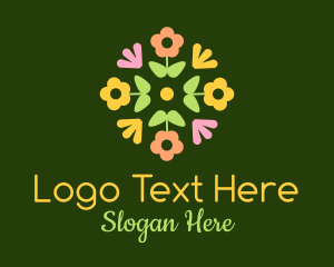 Colorful Flower Arrangement logo