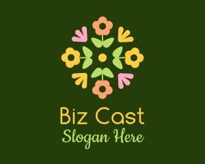 Colorful Flower Arrangement Logo