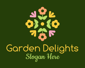 Colorful Flower Arrangement logo design