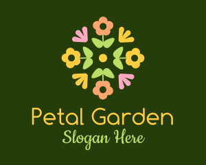 Colorful Flower Arrangement logo design