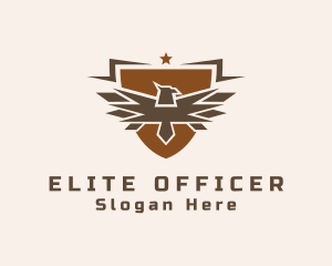 Eagle Military Shield logo