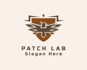 Eagle Military Shield logo