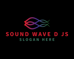 Gradient Startup Waves logo design