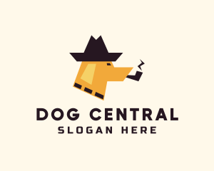 Boss Dog Cigar Pipe logo design