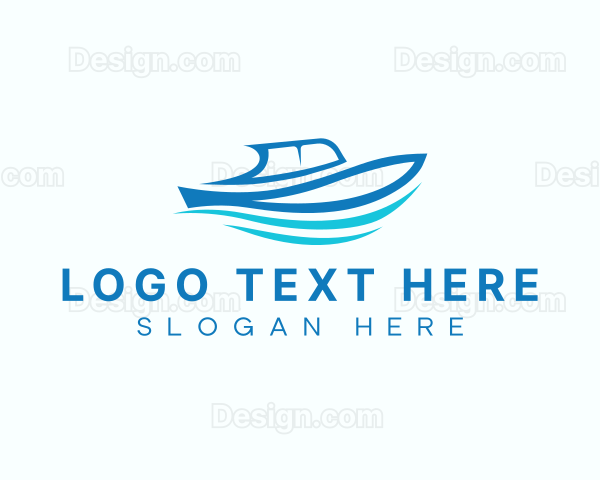 Ship Cruise Boat Logo