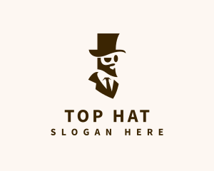 Gentleman Beard Fashion logo design