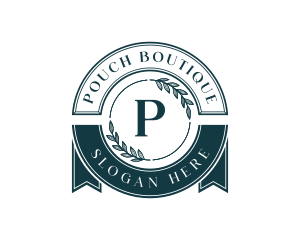 Leaf Ribbon Boutique logo design