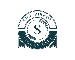 Leaf Ribbon Boutique logo design