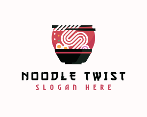 Ramen Noodle Japanese logo design