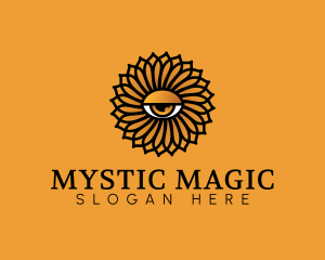 Mystic Eye Flower logo design