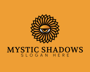 Mystic Eye Flower logo design