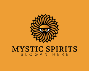 Mystic Eye Flower logo design