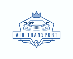 Crown Car Transport logo design