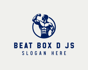 Bodybuilding Fitness Trainer Logo
