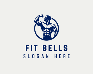 Bodybuilding Fitness Trainer logo design