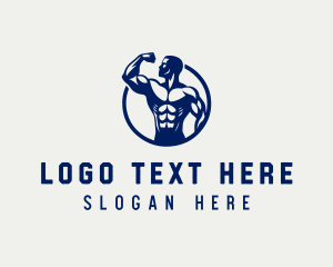 Bodybuilding - Bodybuilding Fitness Trainer logo design