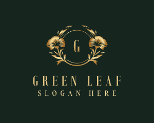 Flower Floral Wreath logo design