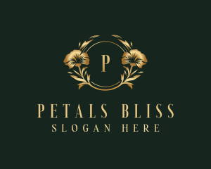 Flower Floral Wreath logo design