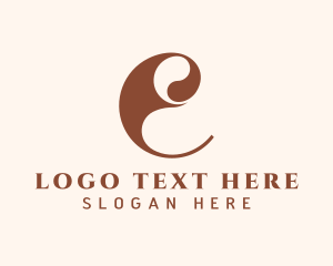 Elegant Letter E Logo