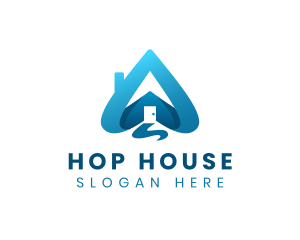 House Residential Real Estate logo design