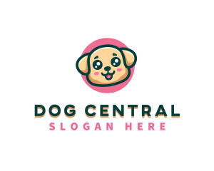 Cute Puppy Vet logo design