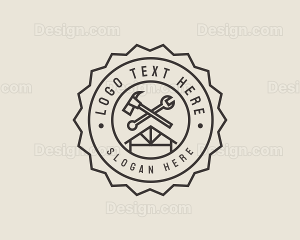 Carpenter Renovation Repair Logo