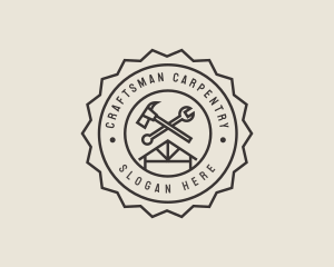 Carpenter Renovation Repair logo design