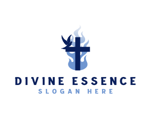 Dove Cross Church logo design